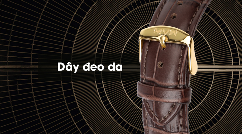 Đồng hồ MVW ch&iacute;nh h&atilde;ng c&oacute; d&acirc;y đeo c&oacute; thể điều chỉnh, tạo cảm gi&aacute;c thoải m&aacute;i khi đeo